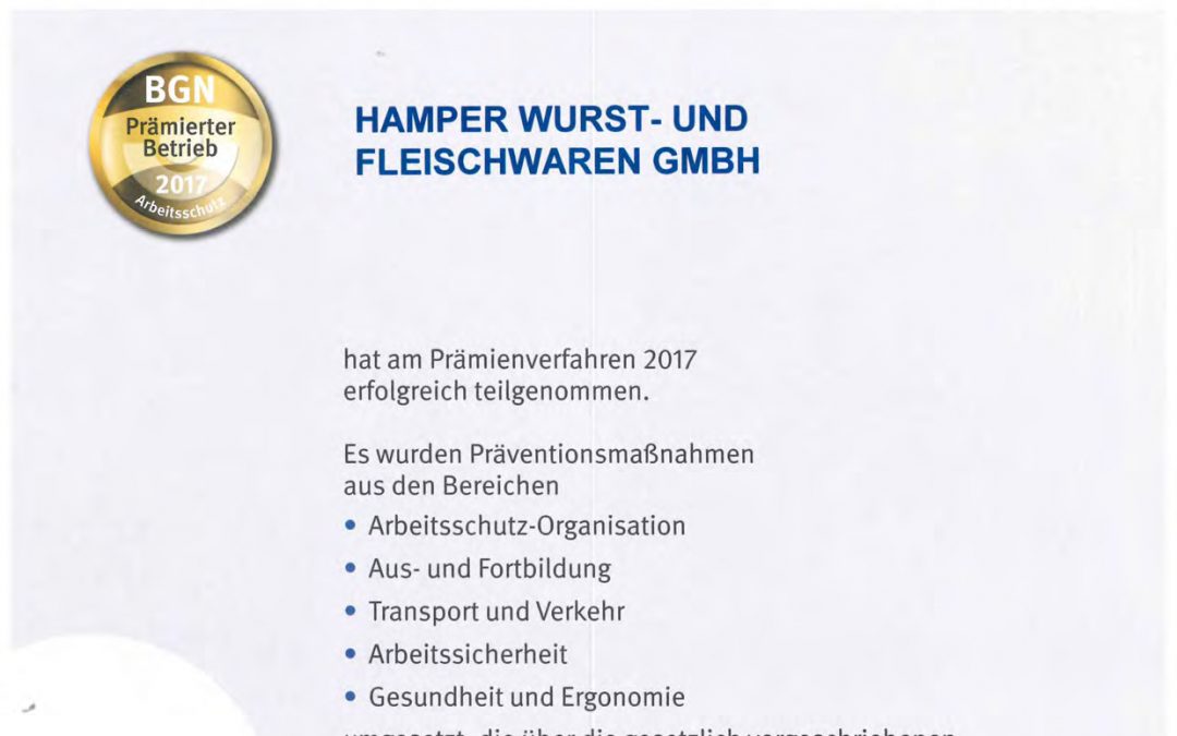 Wir sind ausgezeichnet!